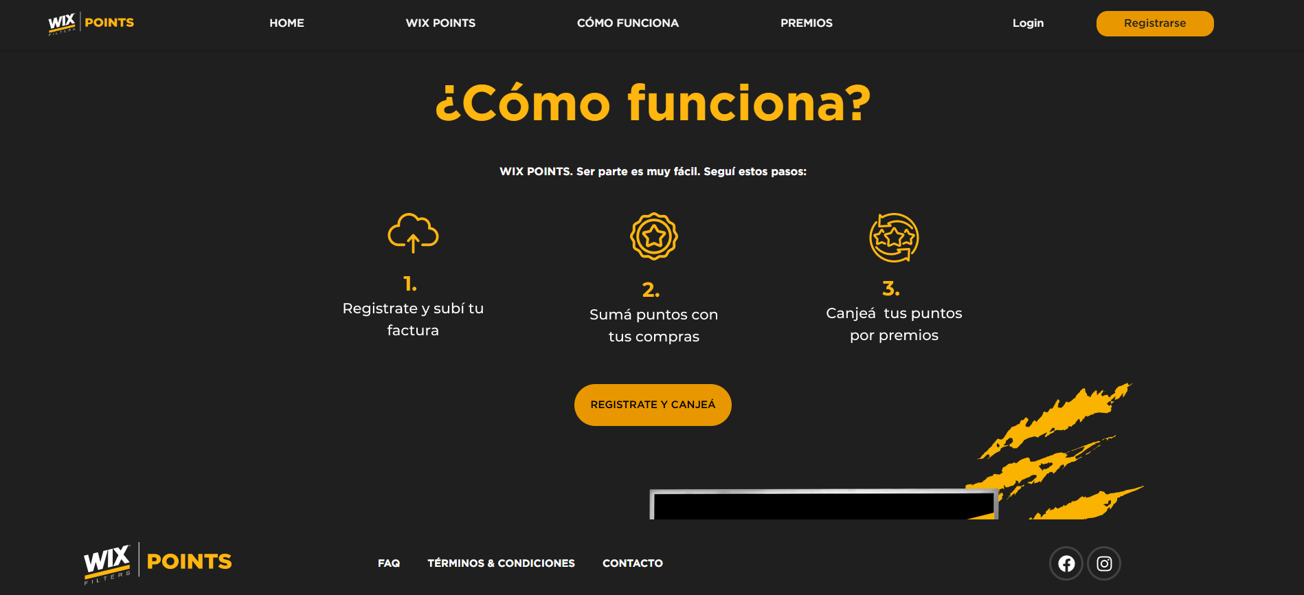 Sistema de canjes por puntos 